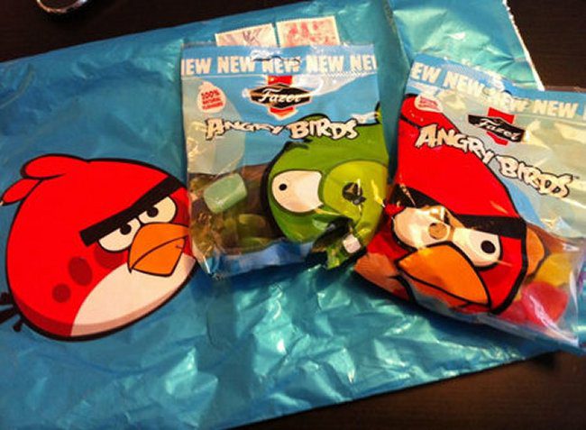 Τα ζαχαρωτά Angry Birds