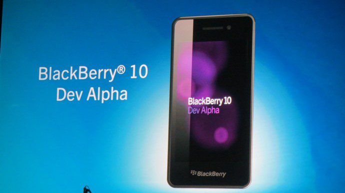 BlackBerry 10 smartphone, είναι ακόμα στη πρώτη του έκδοση