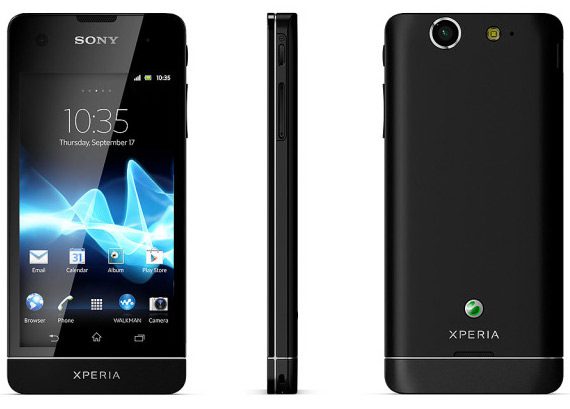 Το Sony Xperia SX σε μαύρο