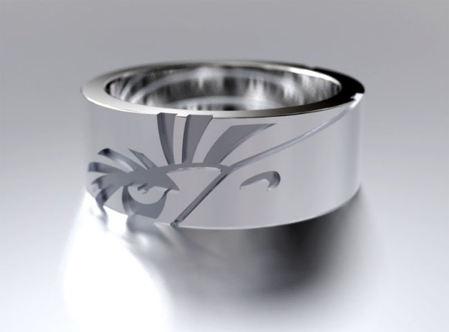 The Mighty Eagle silver ring