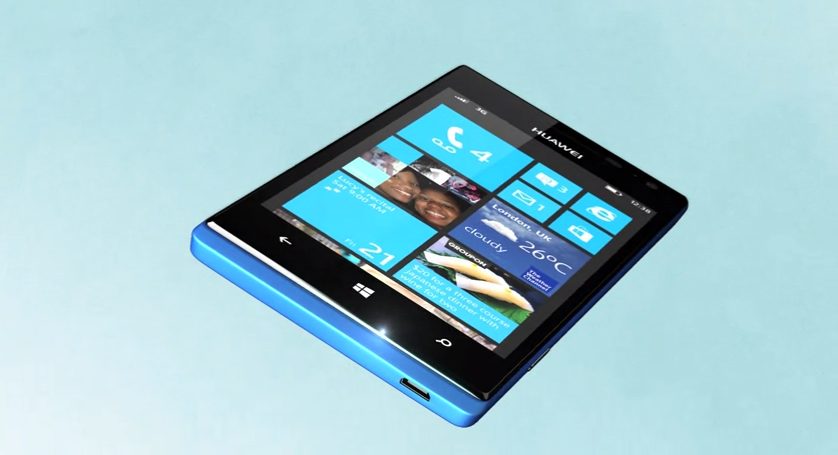Η Huawei Ανακοινώνει Το Ascend W1, Το Πρώτο Windows Phone Της