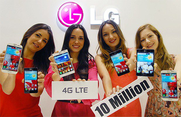 Η LG Πούλησε 10 Εκατομμύρια LTE Smartphones Παγκοσμίως