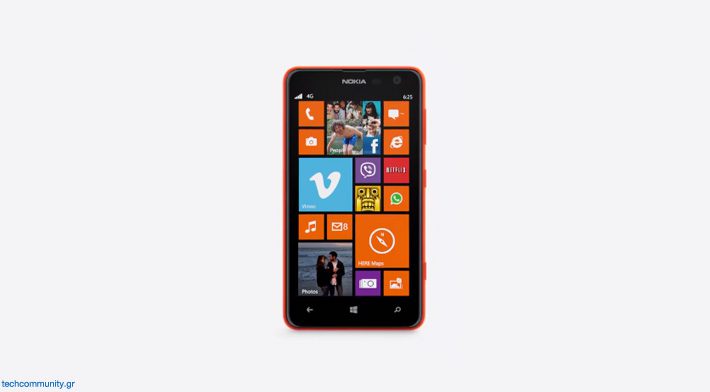 Nokia Lumia 625: Μεσαίας Κατηγορίας Κινητό Με 4,7-Ίντσες Και 4G LTE