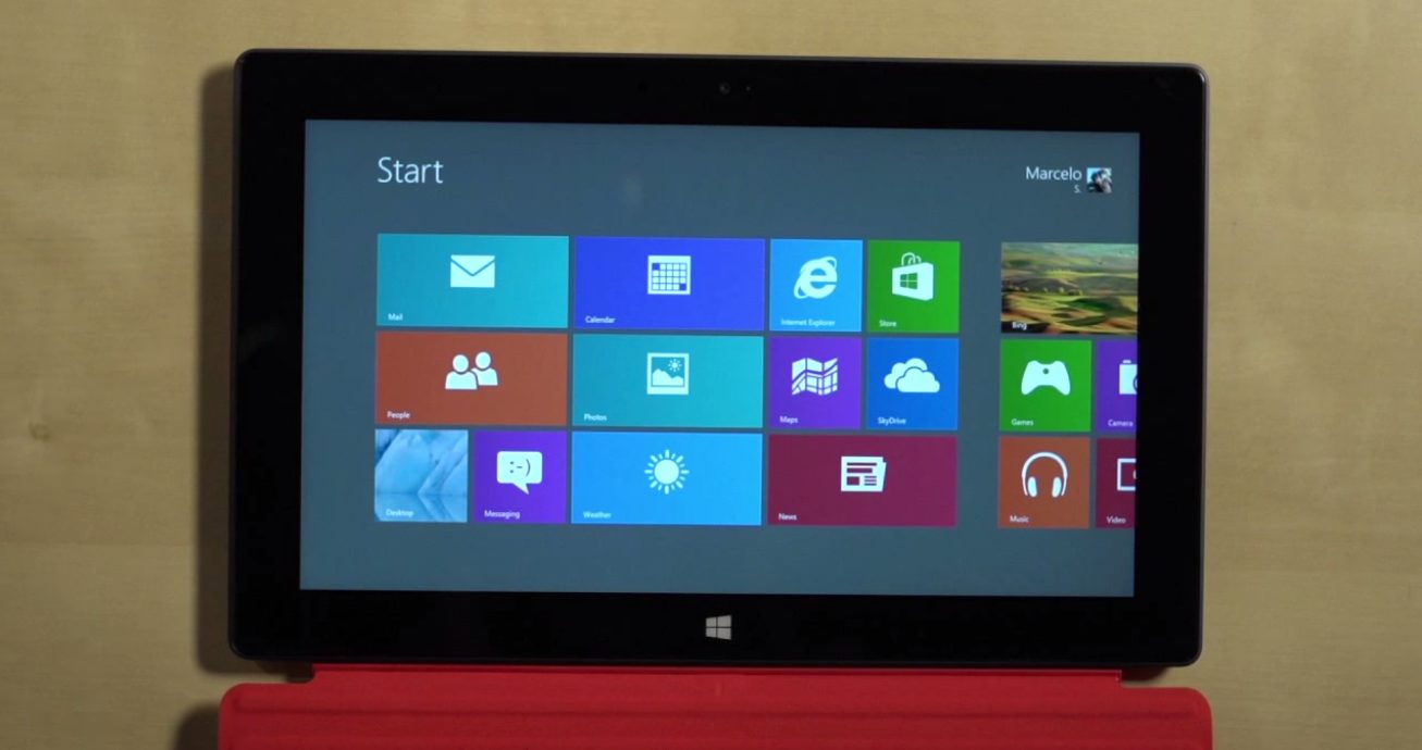 Microsoft Surface hands-on