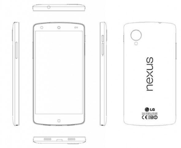 LG Nexus 5 Service Manual Drawing