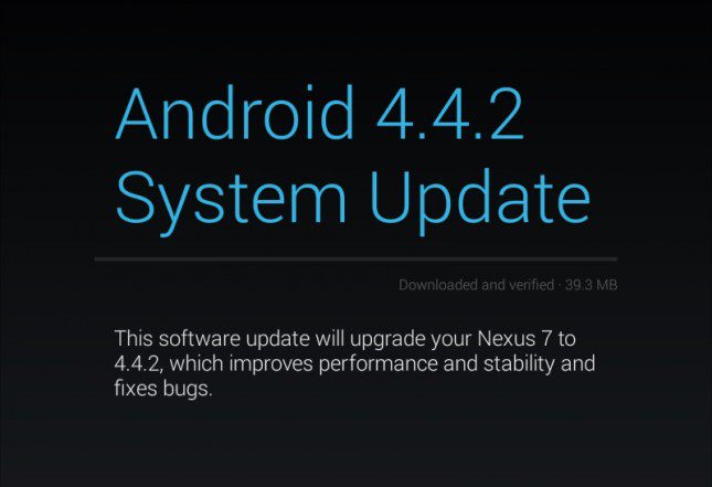 Android 4.4.2 (KOT49H) Update