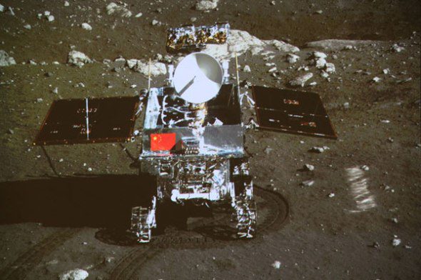 China Spacecraft on Moon