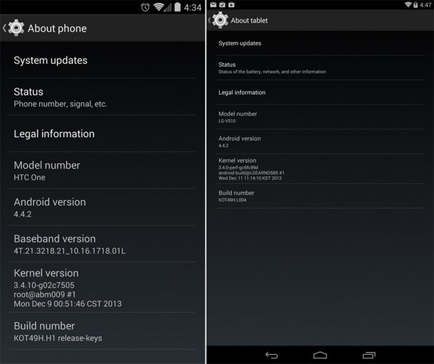 LG G Pad 8.3 GPE Android 4.4.2 Update