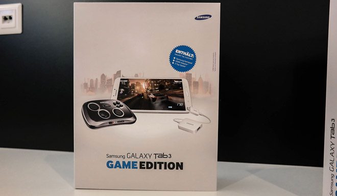 Η συσκευασία του Samsung Galaxy Tab 3 8.0 Game Edition