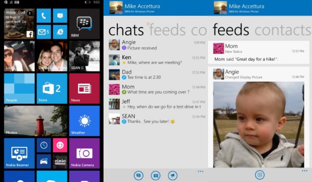 BBM for Windows Phone beta