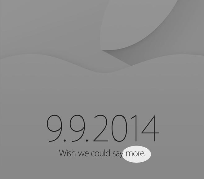 Apple September 2014 Invite More