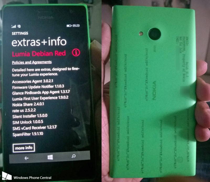 Nokia Lumia 730 leak