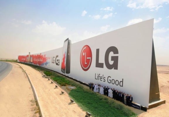 LG G3 Billboard Ad