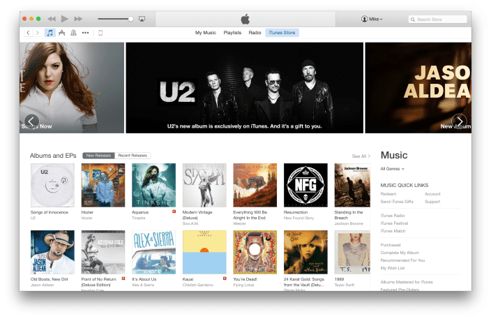 Το iTunes Store Επανασχεδιάζεται Εν Όψη Του OS X Yosemite