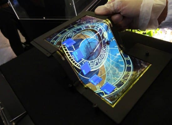 SEL foldable tablet display