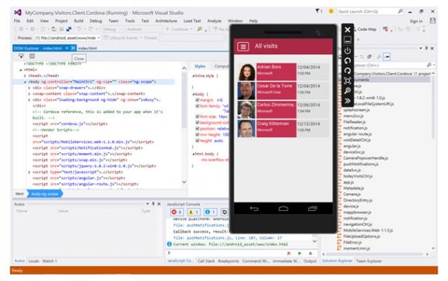 Visual Studio 2015 Android Emulator