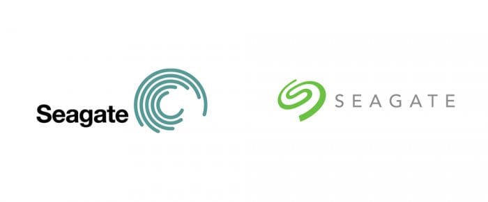Seagate old logo vs new logo