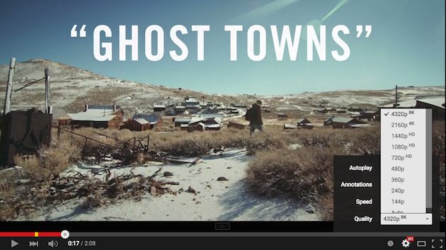 Το YouTube Προσθέτει Υποστήριξη 8K Βίντεο