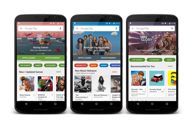 Αποκαλύφθηκε Το Νέο Google Play Store Για Android