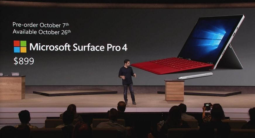 Microsoft Surface Pro 4: Το Νέο Tablet Με 5 Εκατ. Pixels