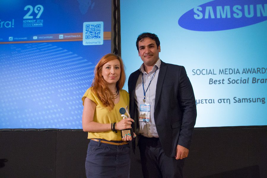 H Samsung αναδείχθηκε ως “Best Social Brand 2016”