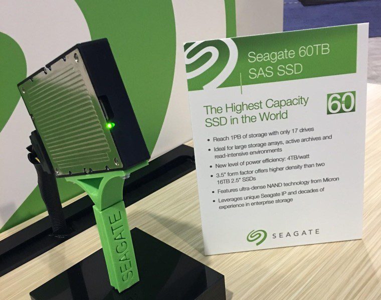 Η Seagate ανακοίνωσε δίσκο SSD με χωρητικότητα 60TB